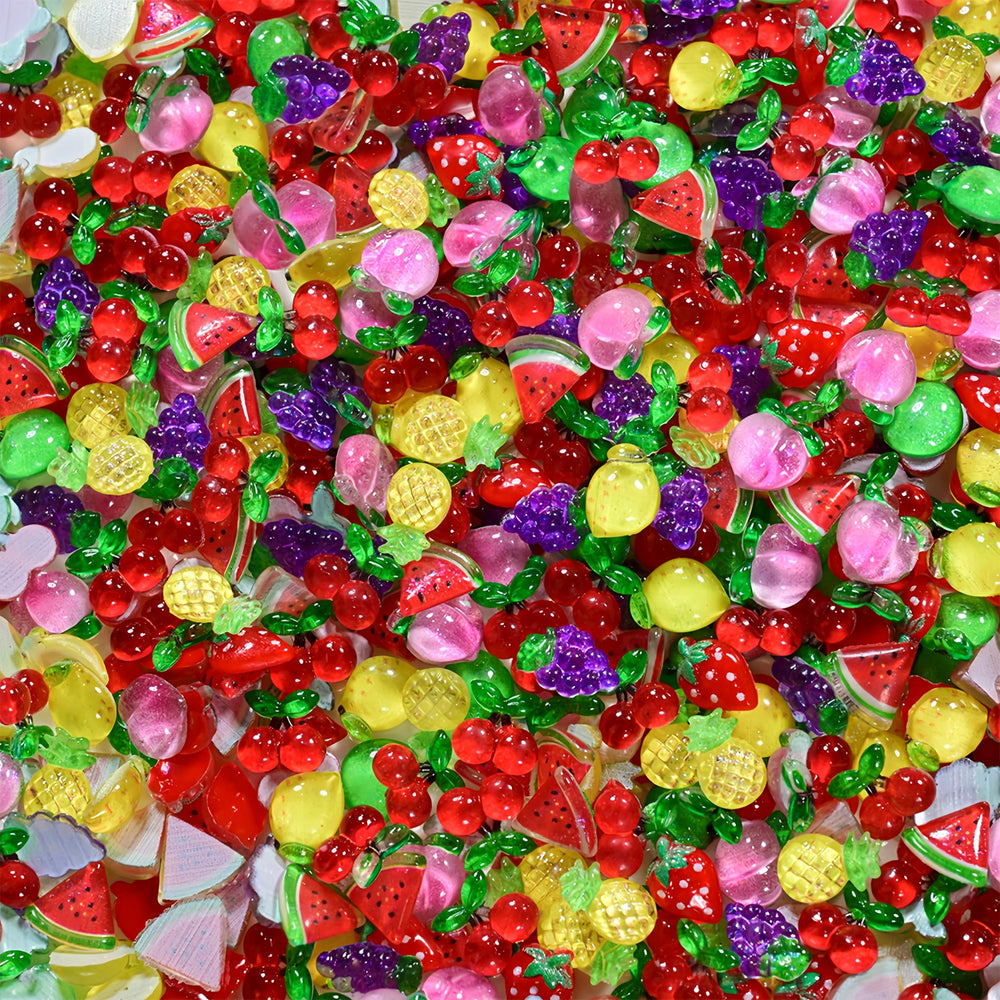Quezadyl 3D cherry nail charms provide colorful accents for stylish nails.