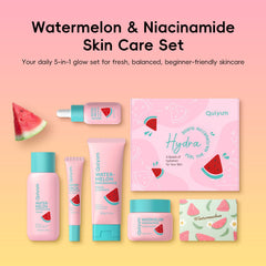 QUIYUM Face Cleanser tube showing gentle cleansing for all skin types.