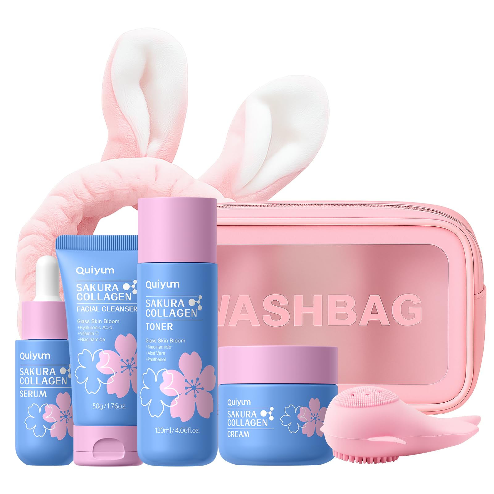 QUIYUM Sakura Cleanser Foam for gentle cleansing and refreshed skin