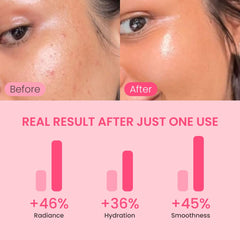 QUIA Collagen Jelly Cream niacinamide and peptides ingredients closeup for improved skin tone