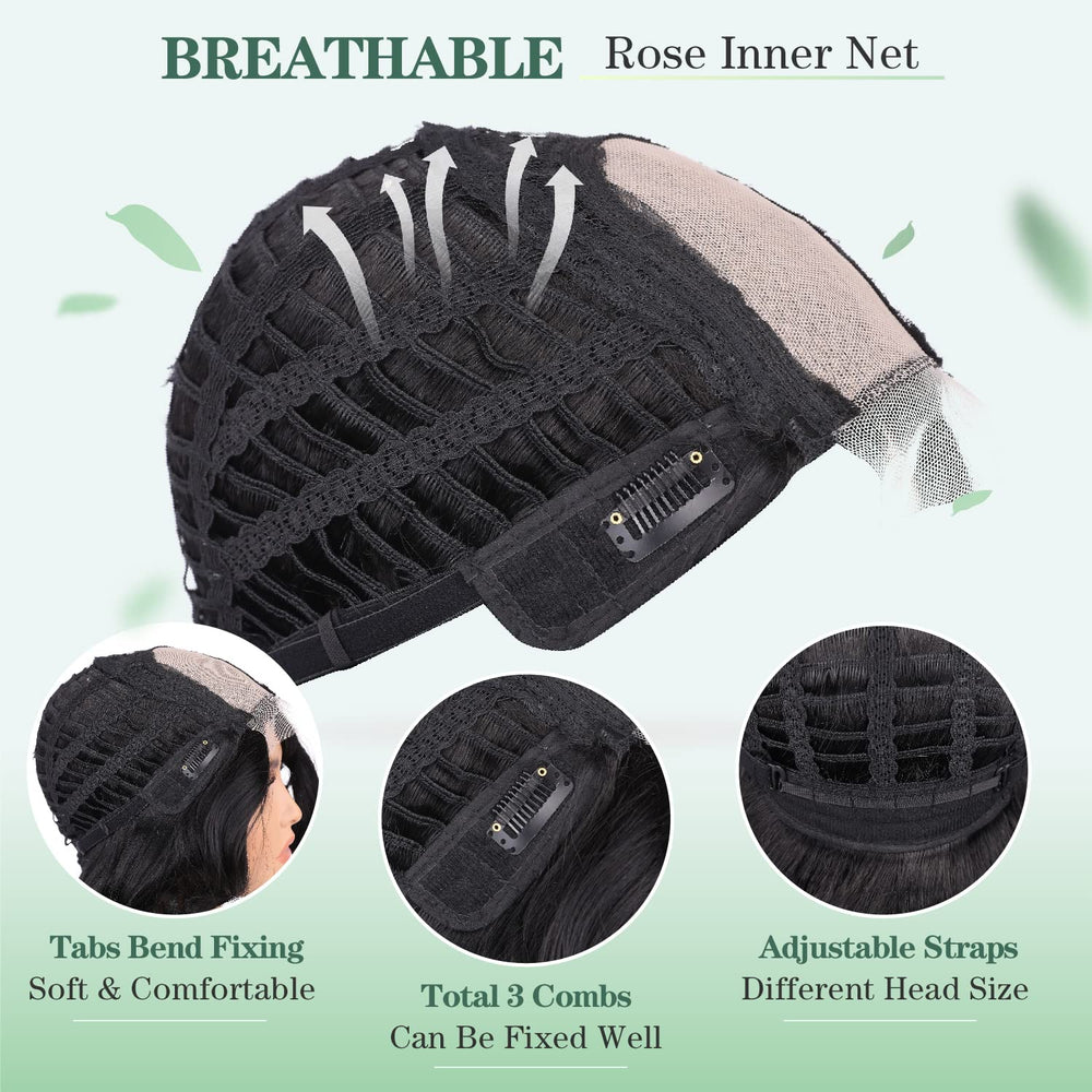 Quickwig synthetic hair that feels soft and low-tangle