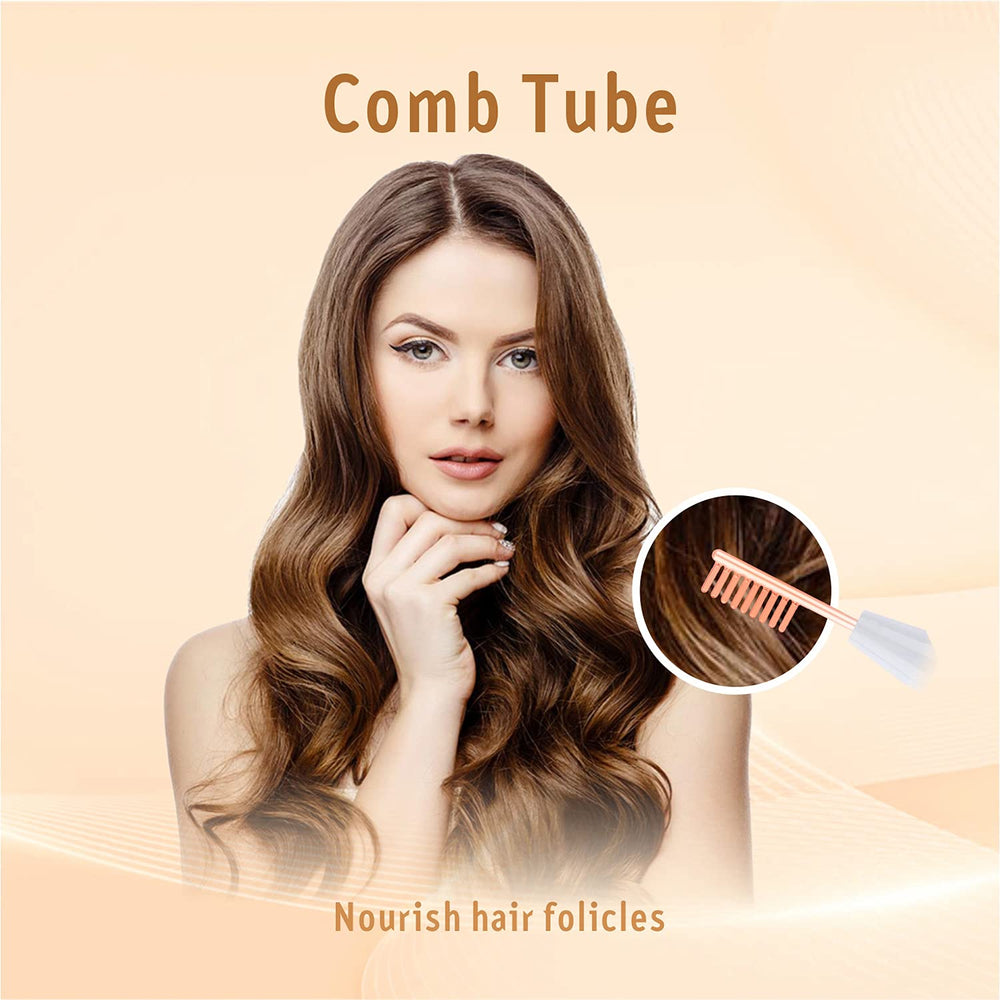 Quiet&Far high-frequency wand with kit storage for organized sessions.