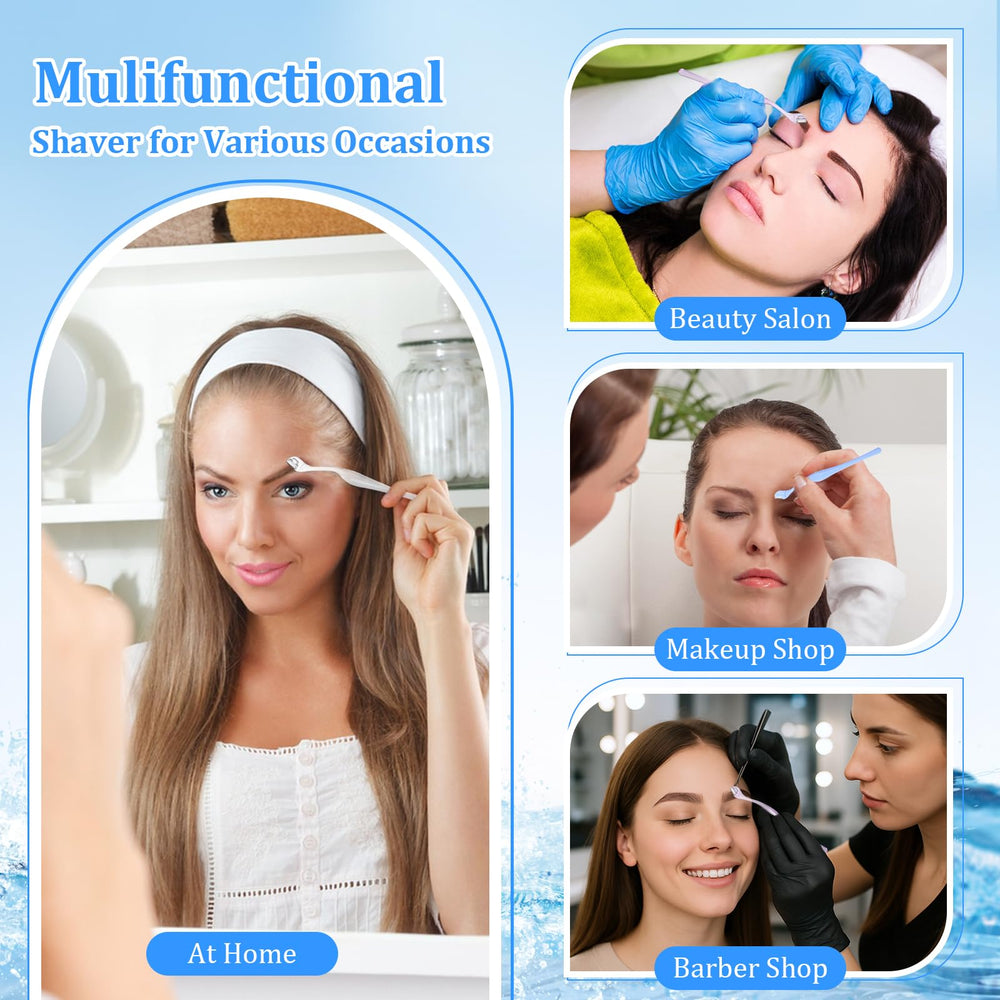 Quilax precision-cutting head for facial hair including lip and eyebrows.