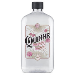 Quinn's Alcohol Free Witch Hazel Rose bottle for gentle cleansing and refreshing skin.