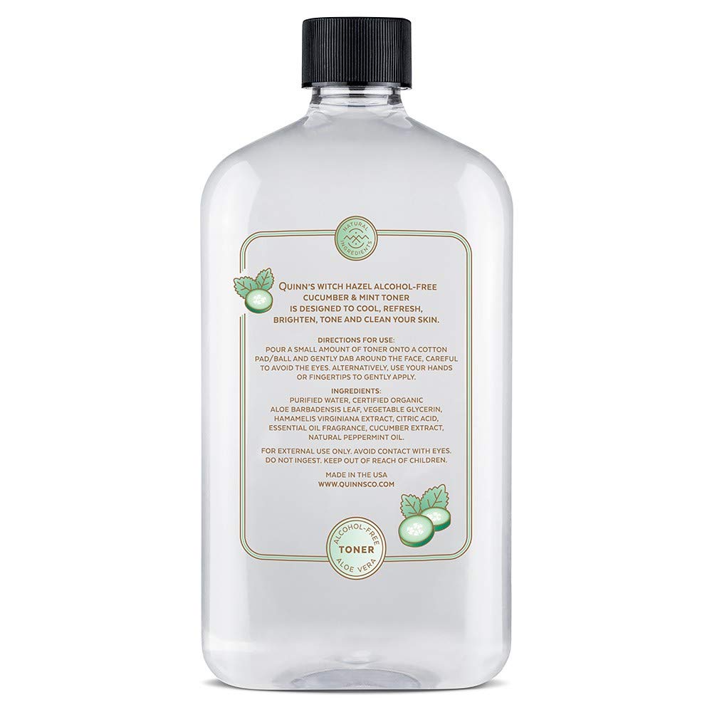 Quinn's Skin-toning application showcases easy, gentle daily skincare.