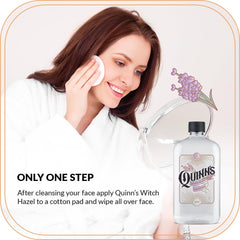 Quinn's Witch Hazel Aloe Vera ingredients highlight natural care