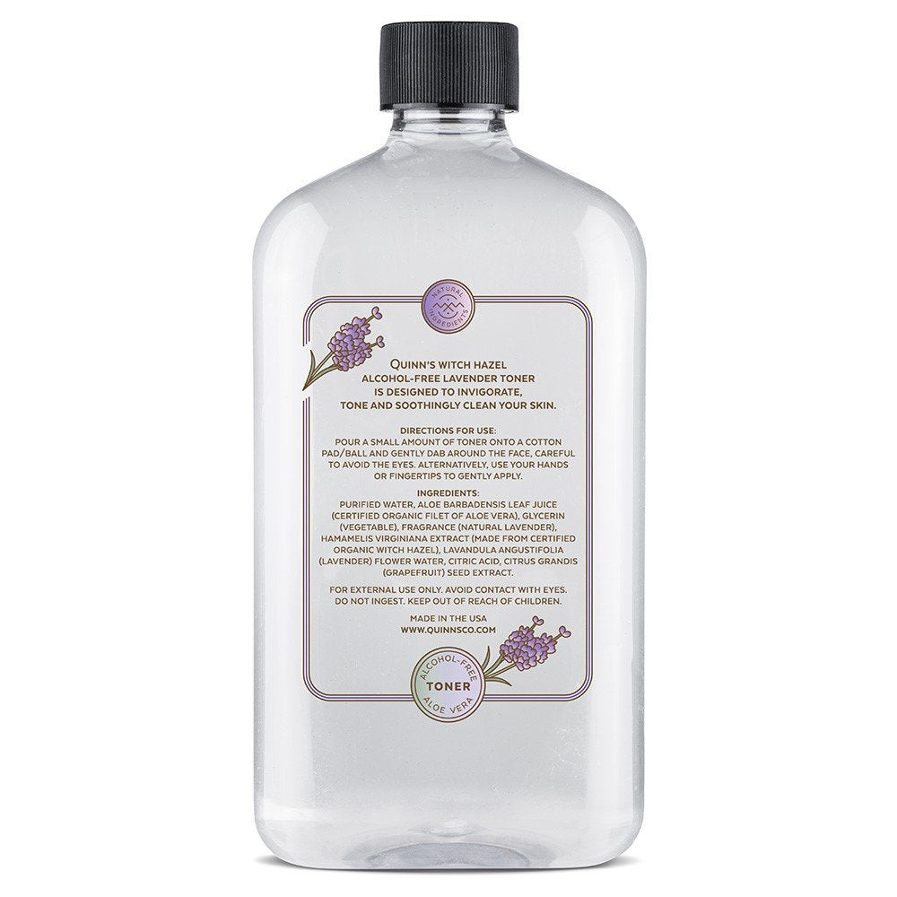 Quinn's Witch Hazel aids T-zone refresh during routine
