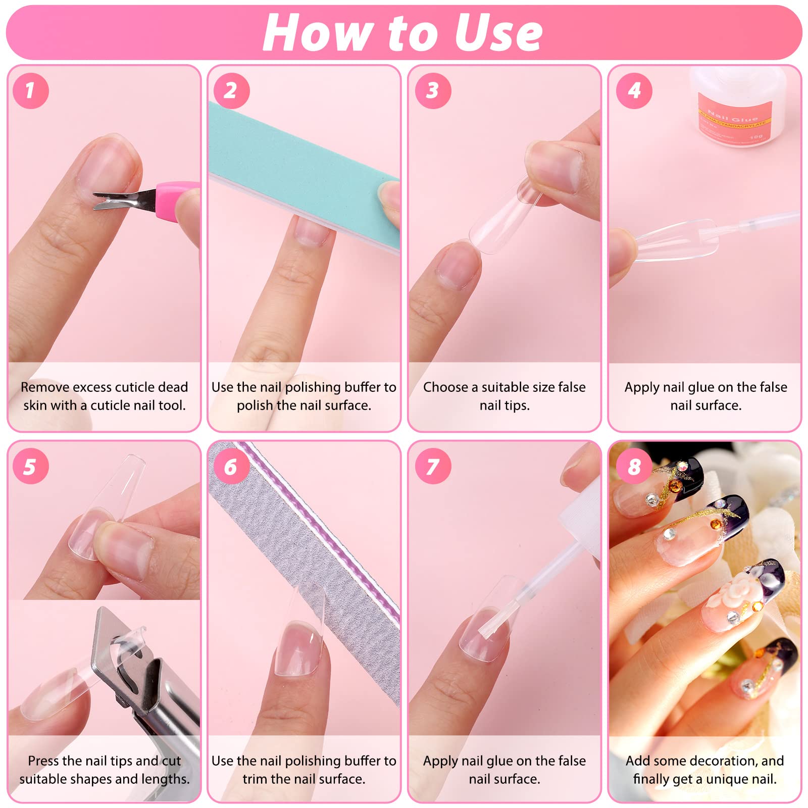 Qinzave magnetic base nail display stand keeps stands stable