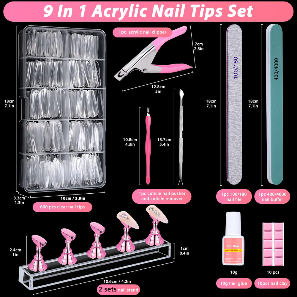 Qinzave nail file 100/180 for shaping and smoothing