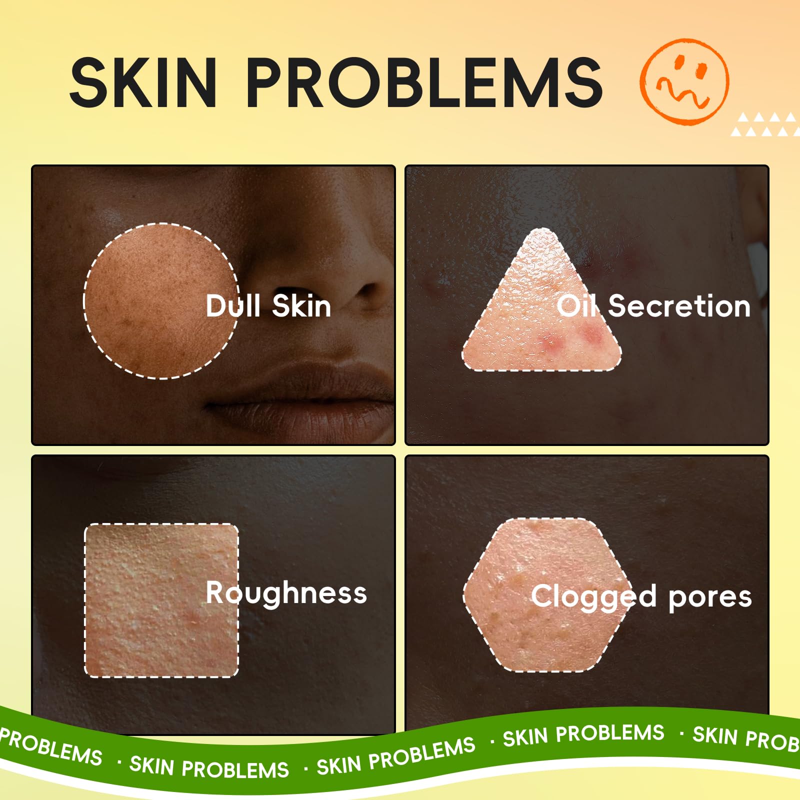 QUIYUM Yuzu Salicylic Acid Masks provide oil control and exfoliation.