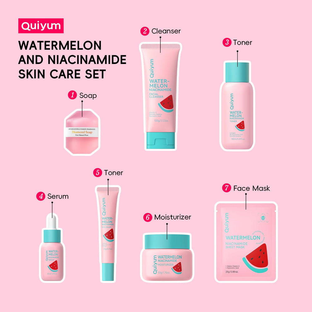 QUIYUM Watermelon Facial Masks for a spa-like refresh