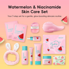 QUIYUM Watermelon Toner preps skin for the routine and smooths texture