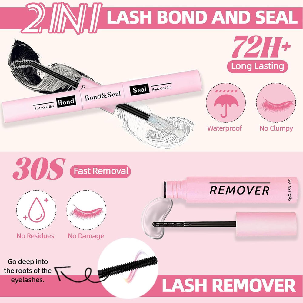 QUKLOGEN lash bond and seal for secure, long-lasting wear