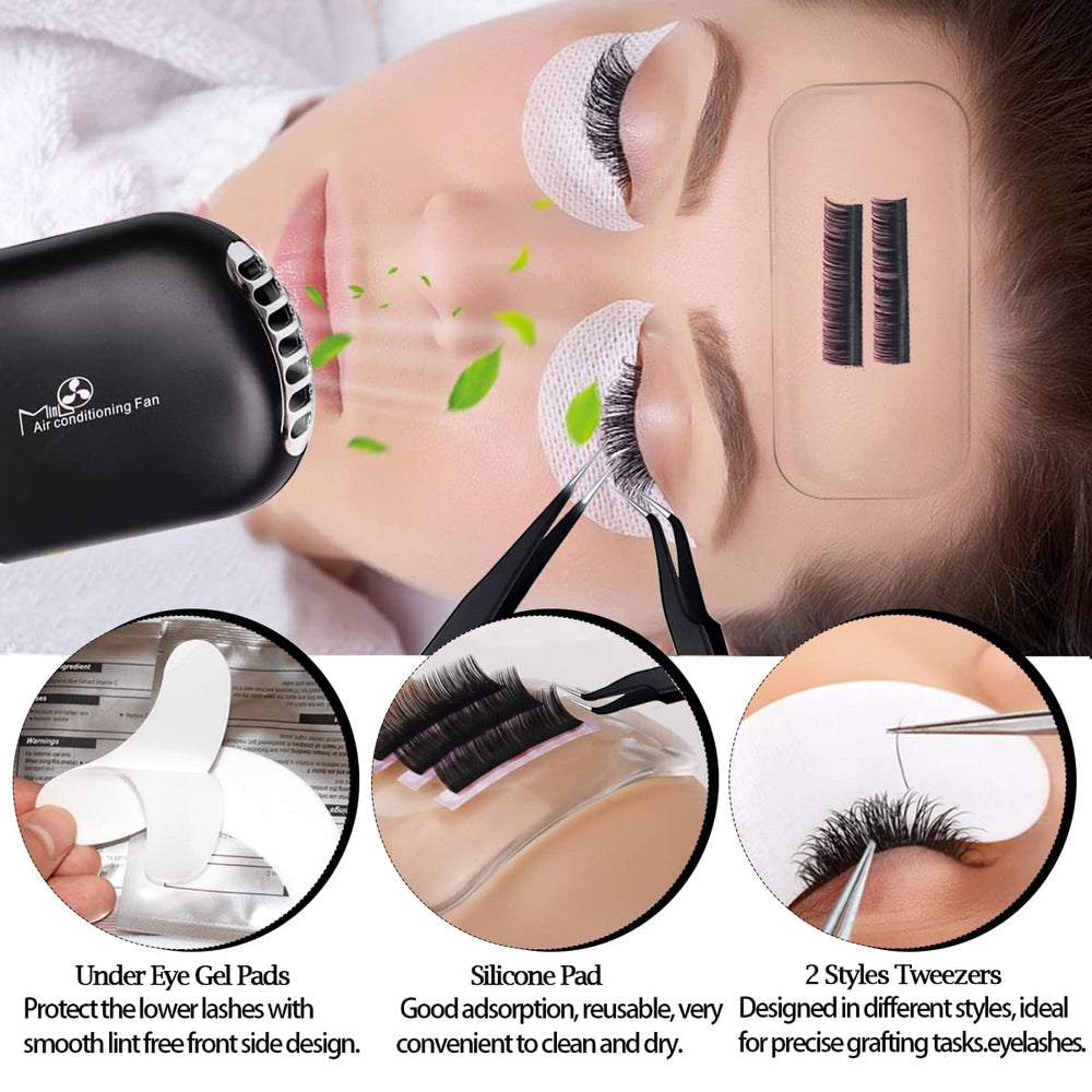 QUKLOGEN eyelash mapping stickers, 14 pairs, for precise alignment