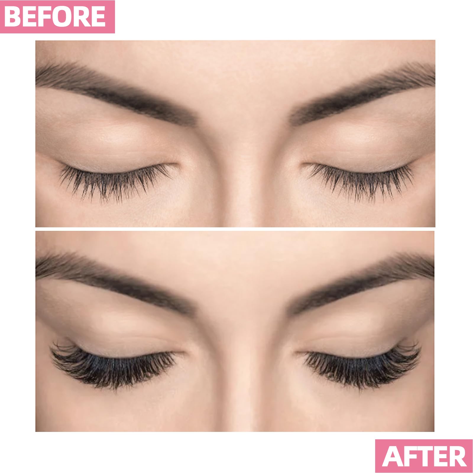 QUKLOGEN high quality artificial fiber lashes are lightweight and durable