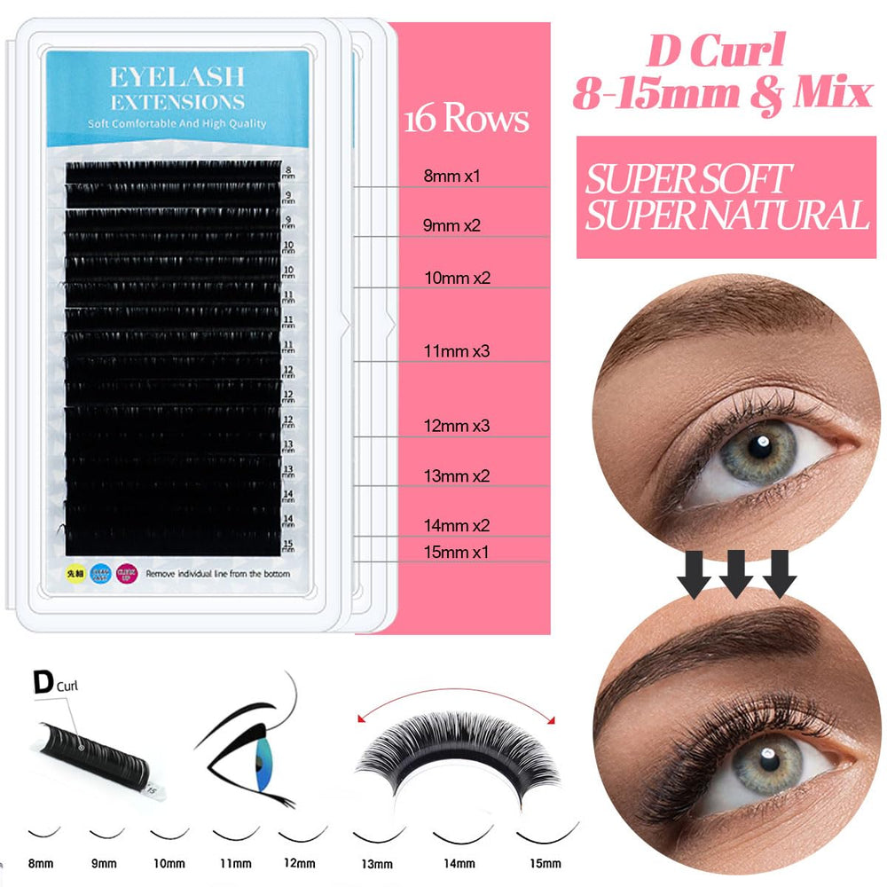 QUKLOGEN mapping stickers guide precise lash placement