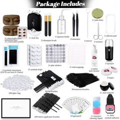 QUKLOGEN replaceable eyelids pack for versatile lash practice sessions