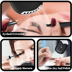 QUKLOGEN USB bladeless lash fan enables quick drying