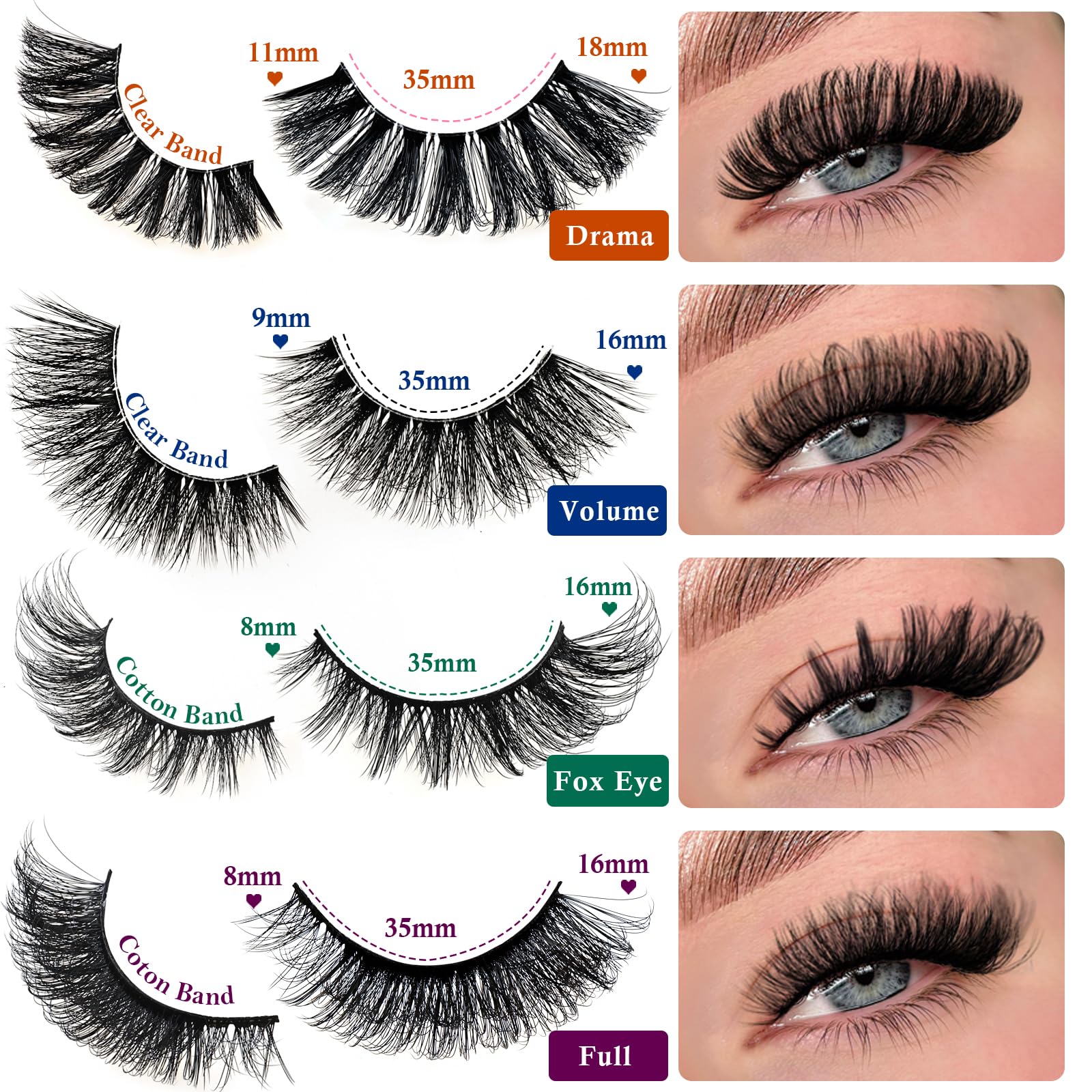 QUNETY Lashes Wispy Faux Mink 02—soft, natural fullness for subtle elegance.