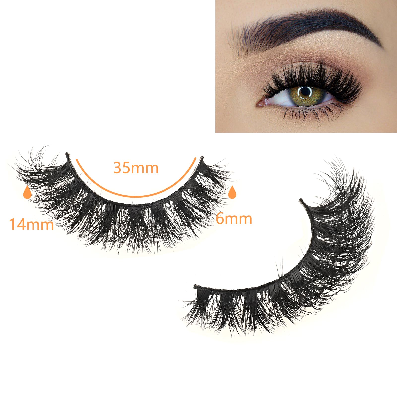 QUNETY lightweight lash band for all day comfort