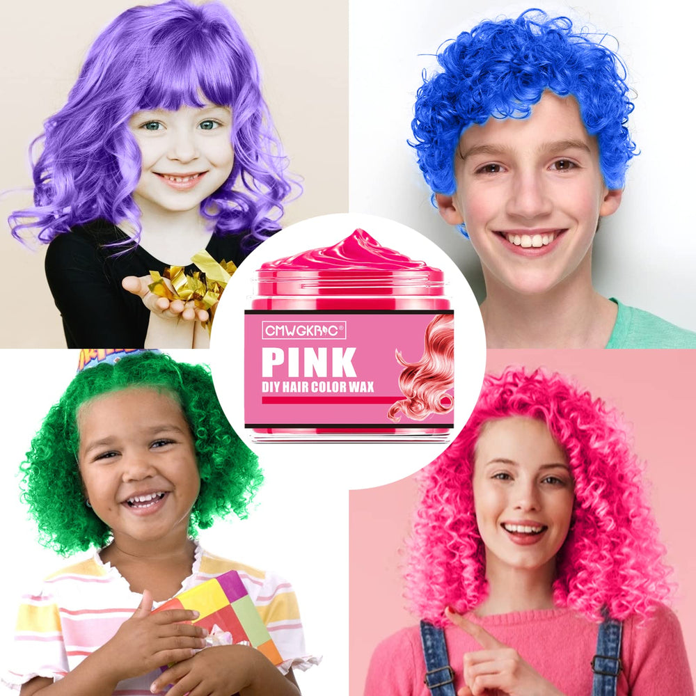 QUNGCO pink wax swirl delivers gentle, reversible color for creativity