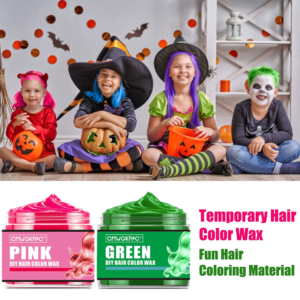 QUNGCO kids using temporary hair wax for safe at-home fun