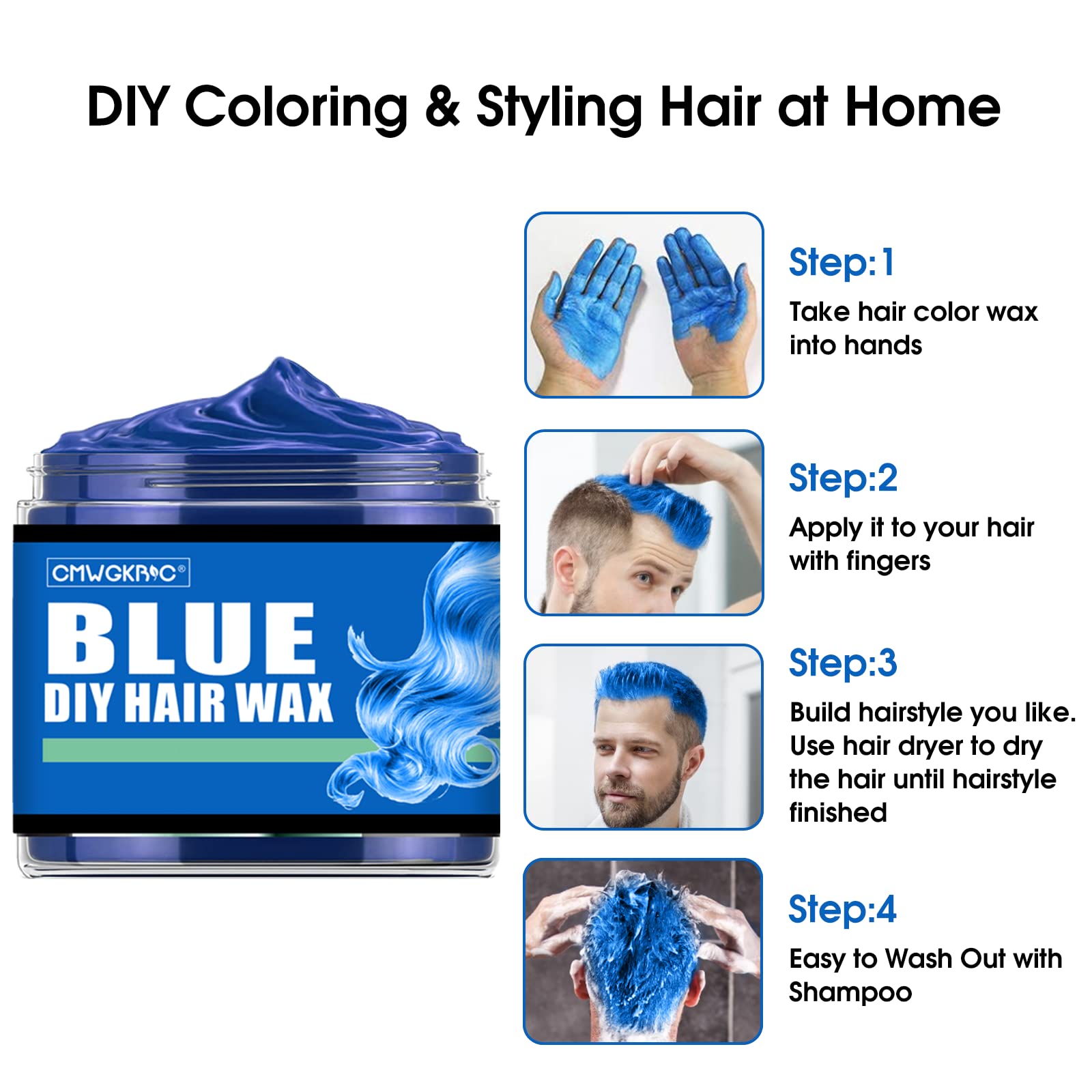 QUNGCO party-ready hair color wax for versatile occasions