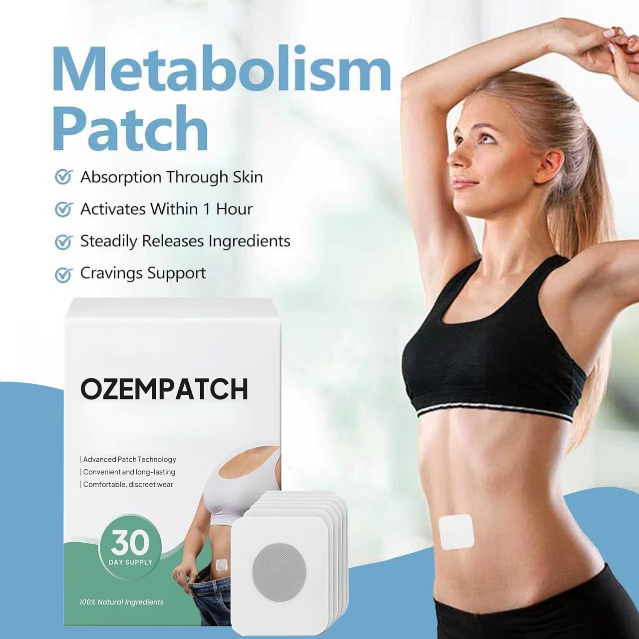 QUOLYVATE Ozem Patch supports flexible use on various body areas with gentle materials.