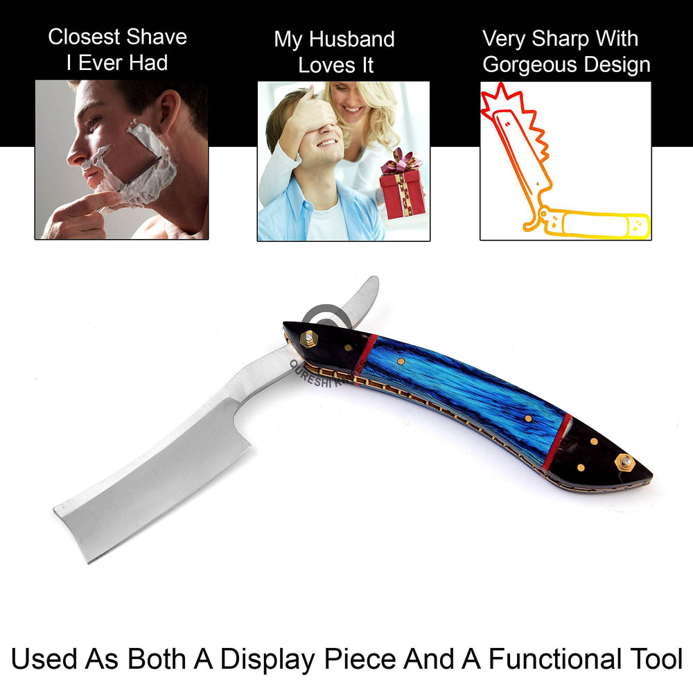 QURESHI KNIFES barber-studio setup enabling professional grooming at home.