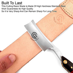 QURESHI KNIFES ergonomic handle for comfortable grip and reduced fatigue during grooming.