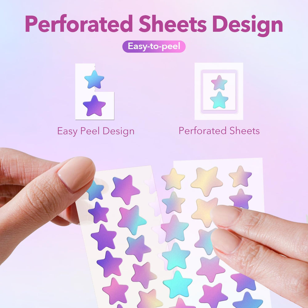 QUSTERE patches worn under makeup provide discreet protection and skin support