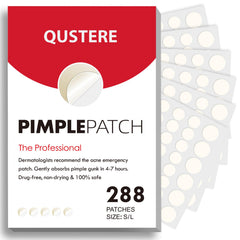 QUSTERE pimple patches 288-count pack for clear-looking skin and quick coverage