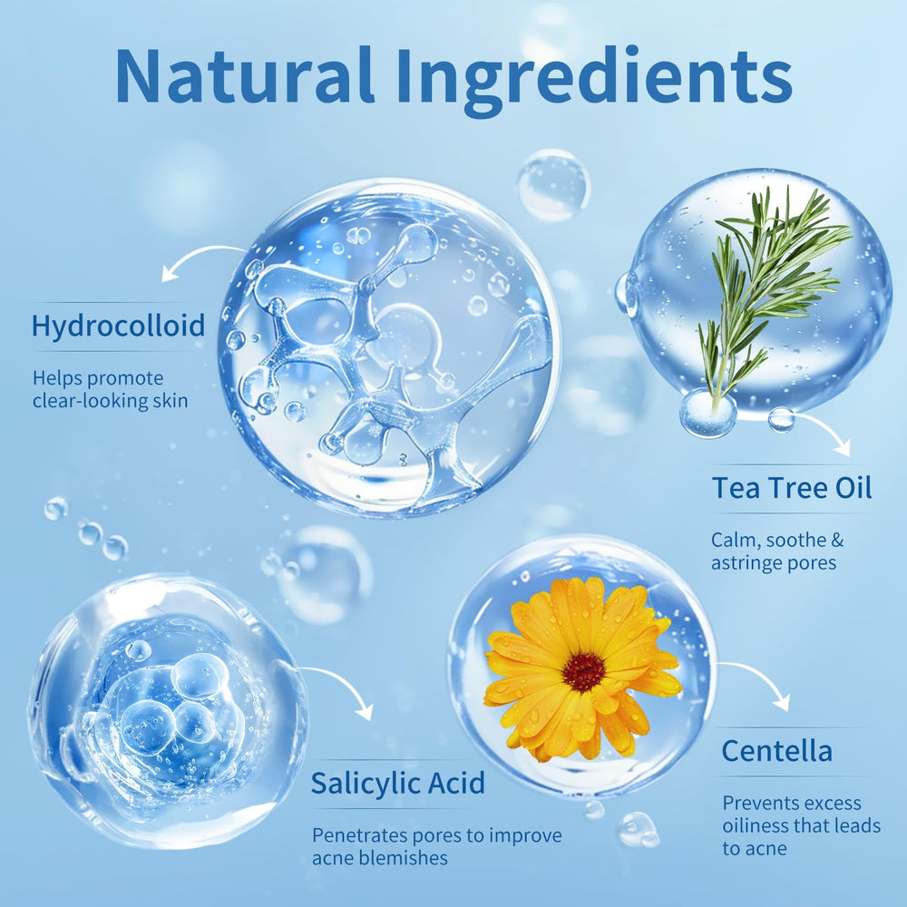 QUSTERE patches include salicylic acid to help clear pores.