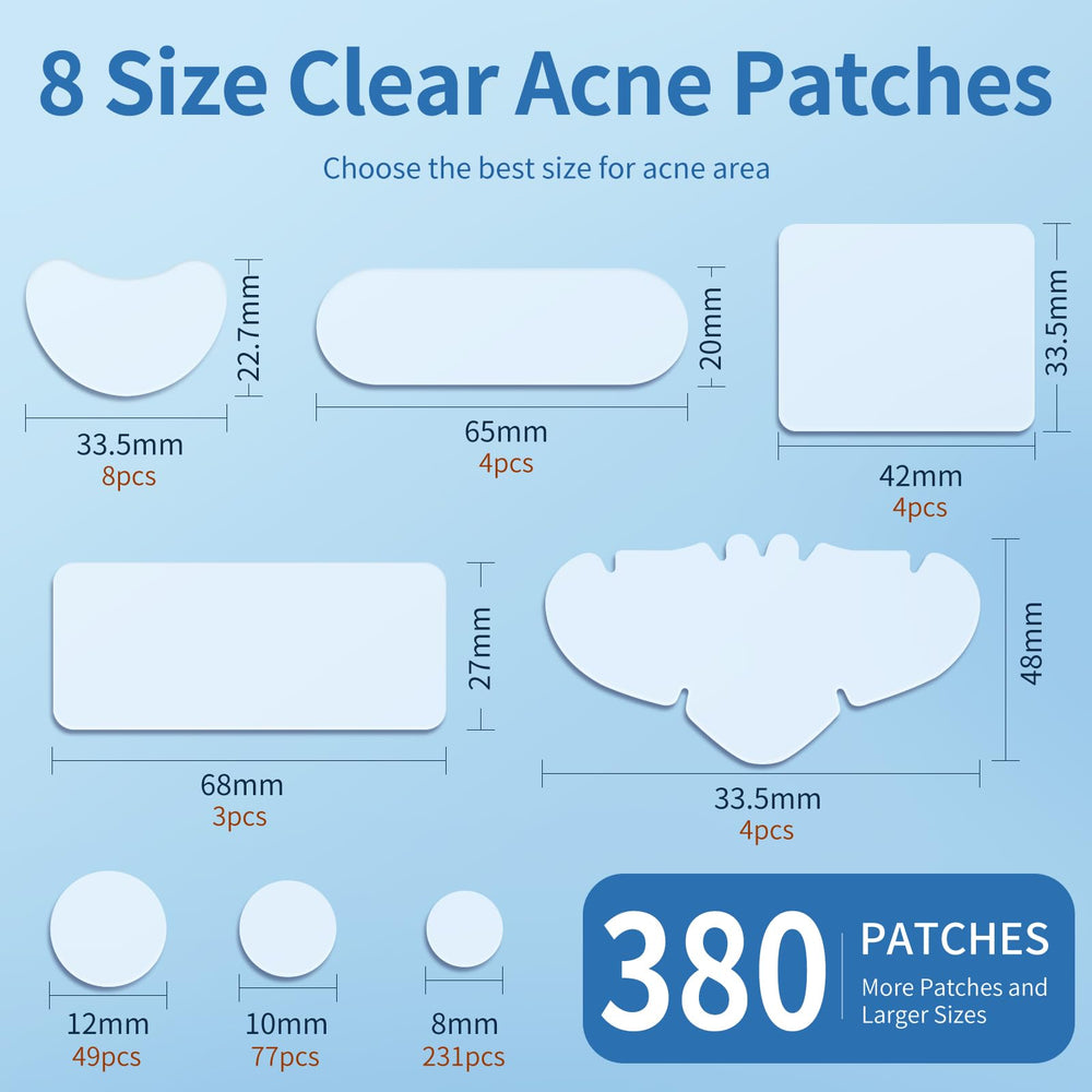 QUSTERE patches with tea tree oil for soothing skin nourishment.
