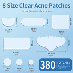 QUSTERE patches with tea tree oil for soothing skin nourishment.