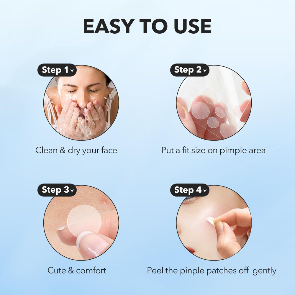 QUSTERE vegan-friendly, hypoallergenic patches suitable for all skin types and occasions