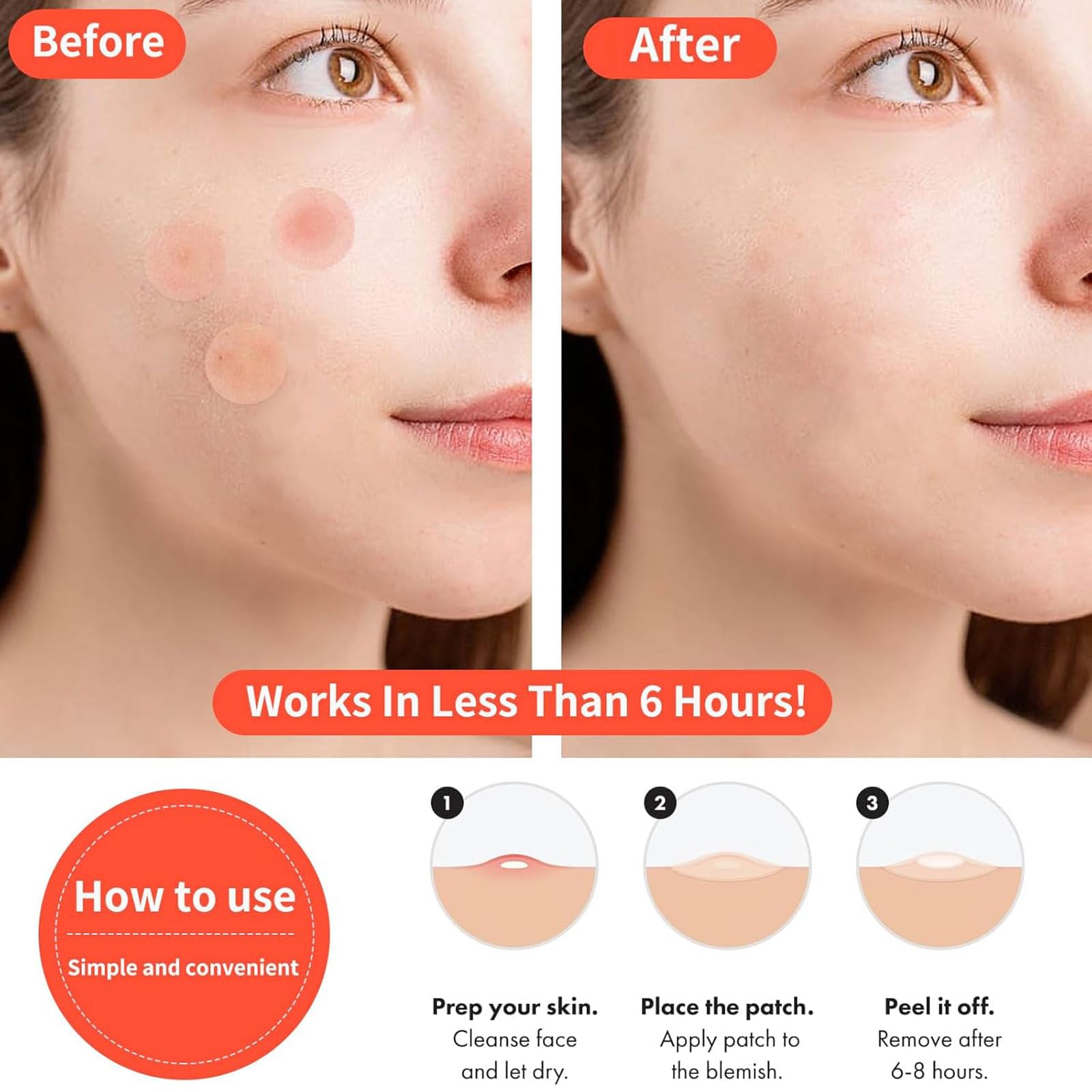 Micro-tapered edges ensure a smooth, nearly invisible edge on the skin.