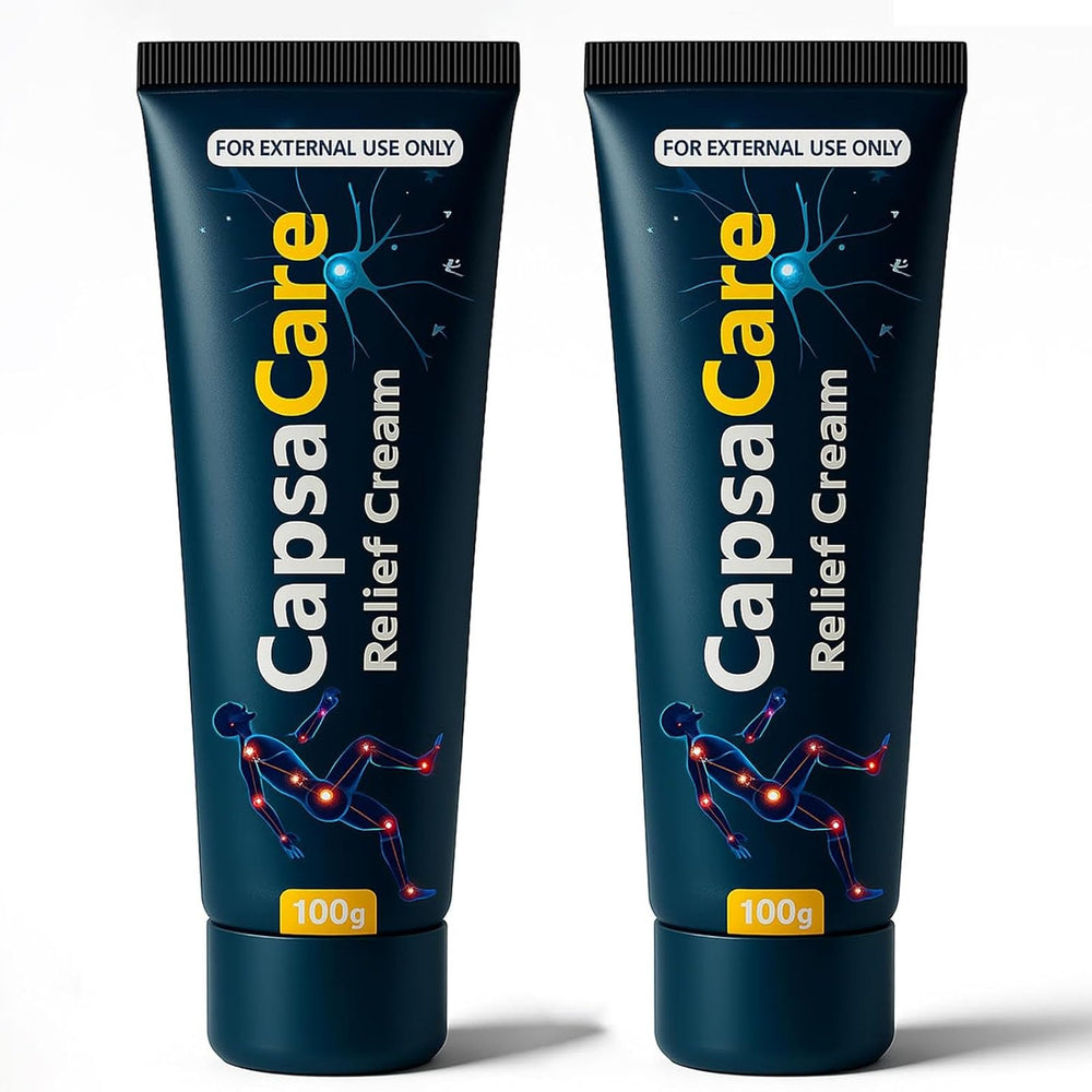 QUZOYU Capsacare cream bottle with bergamot scent and fast absorption