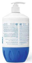 QV Cream texture close-up showing thick, non-greasy moisturising formula