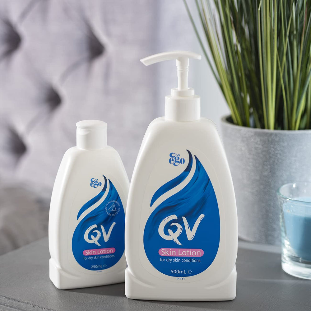 QV Skin Lotion demonstrates fast absorption without shine