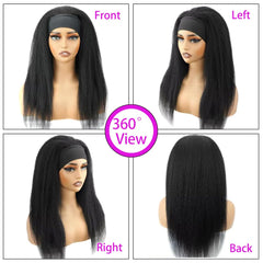 QVFWIG Brazilian virgin hair wig ready to dye or curl for customization