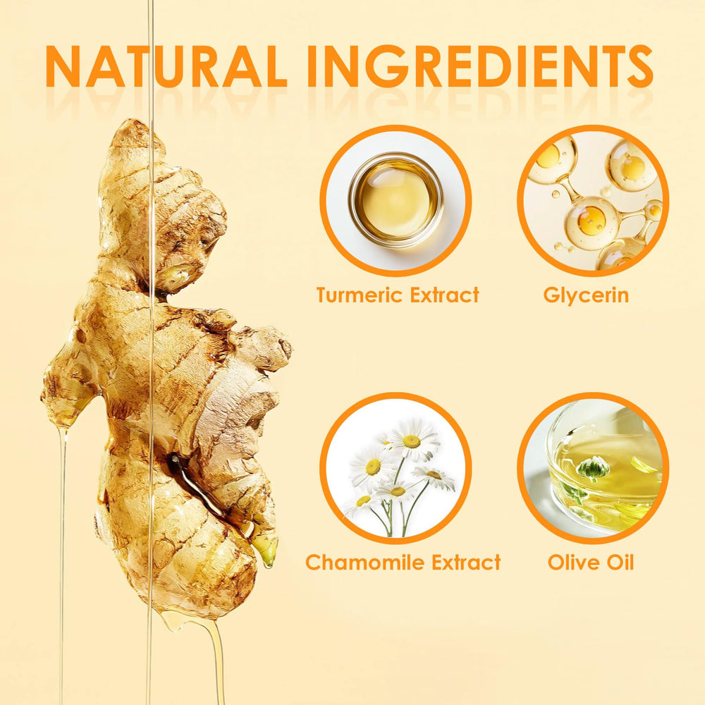 QVKZL Turmeric Oil nourishes and hydrates for a supple complexion.