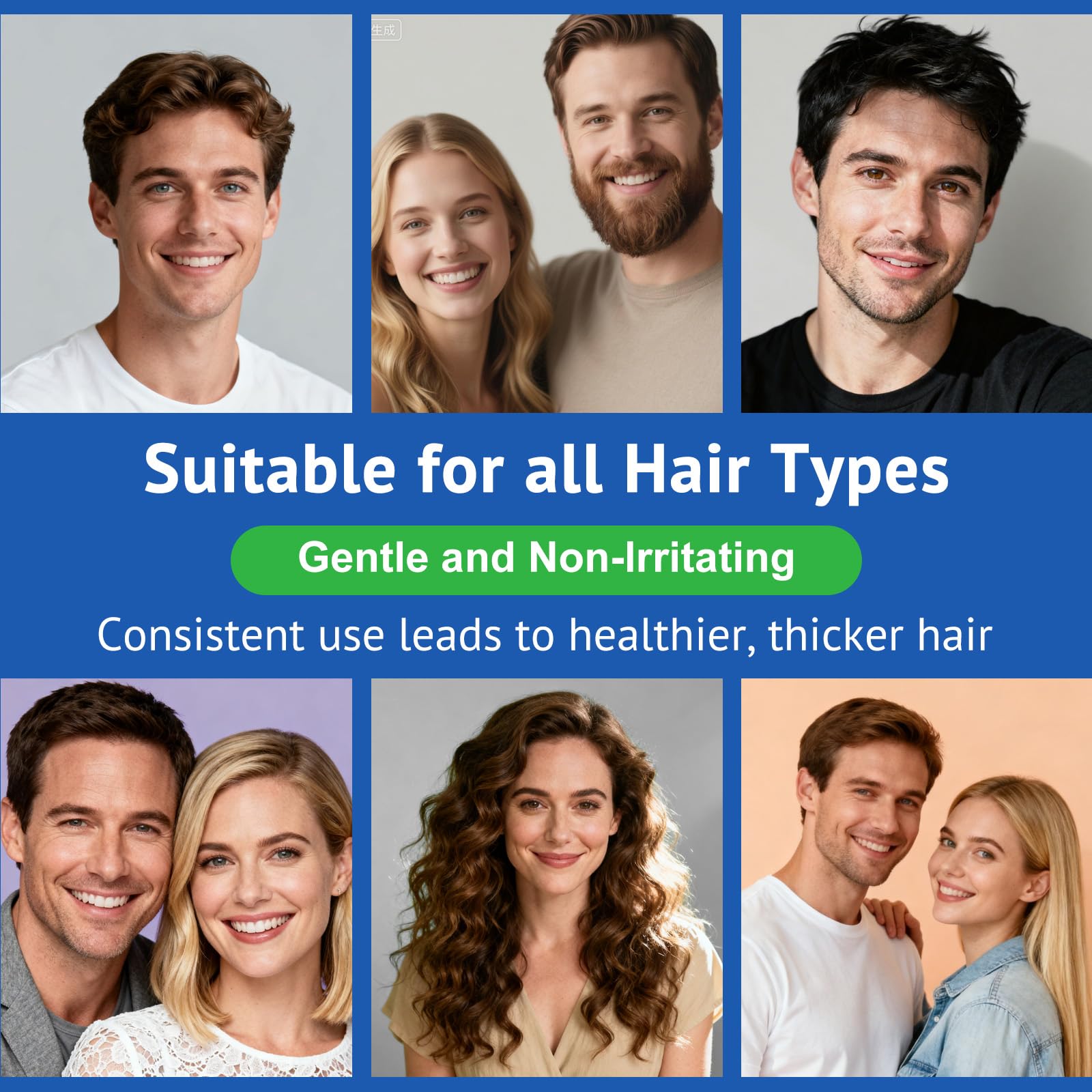 QYFJ Biotin-infused minoxidil promoting healthier follicles and vitality.