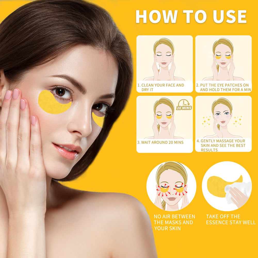 Qyiywim sodium hyaluronate eye patches hydrate and plump skin