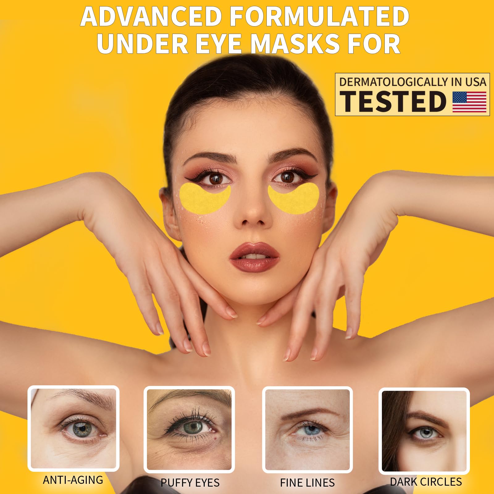 Qyiywim under-eye patches for puffy eyes with cooling effect