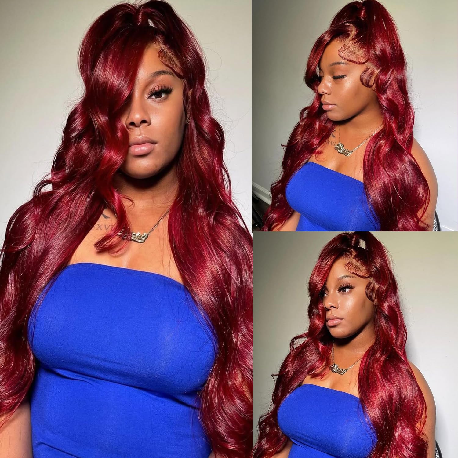 QZOQZO 180-density Brazilian virgin hair close-up