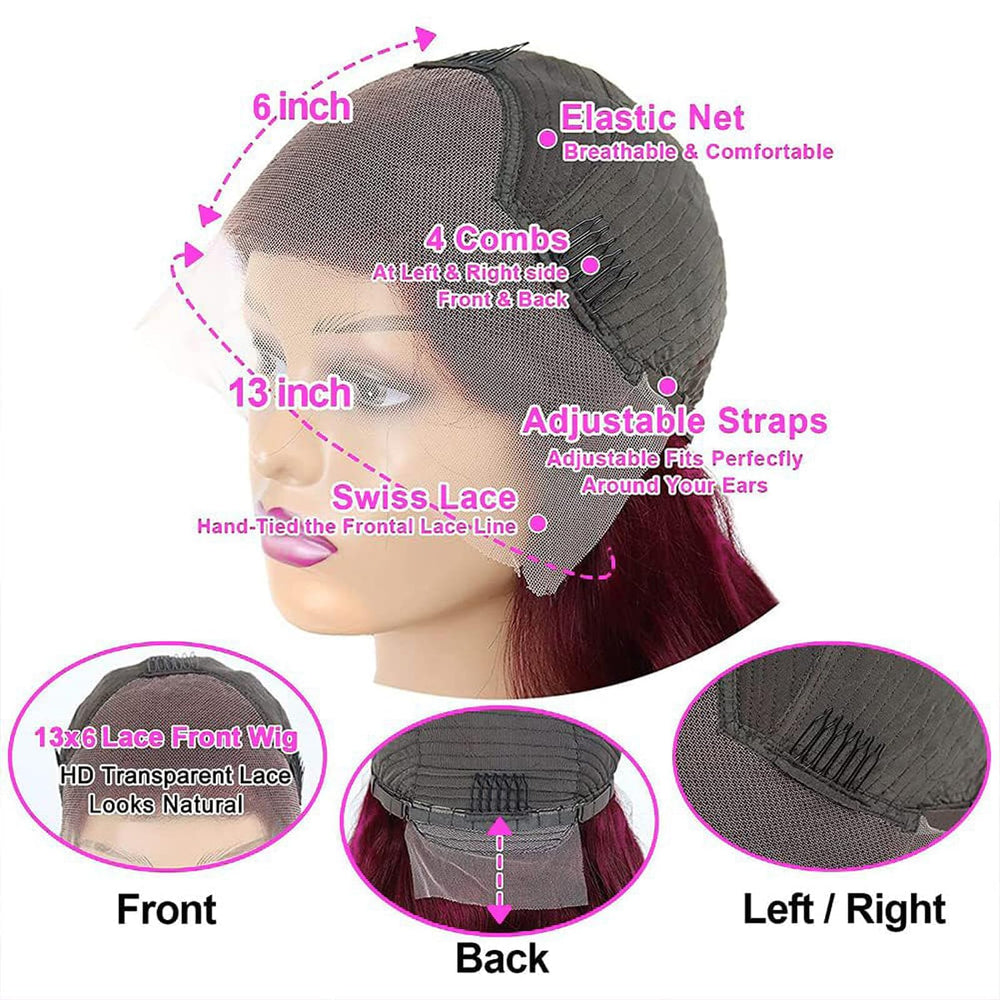QZOQZO pre-plucked baby-hair lace front for seamless natural hairline