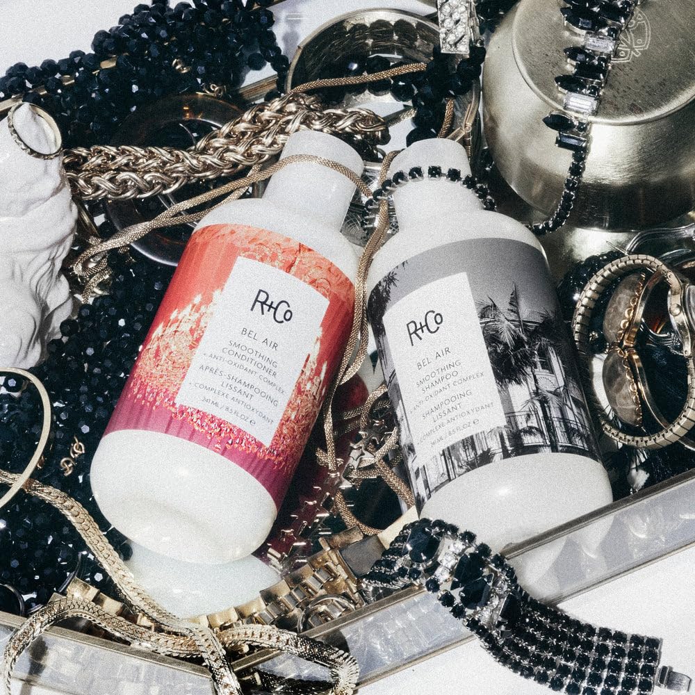 R+Co Bel Air lifestyle shot suggesting salon-quality results at home.