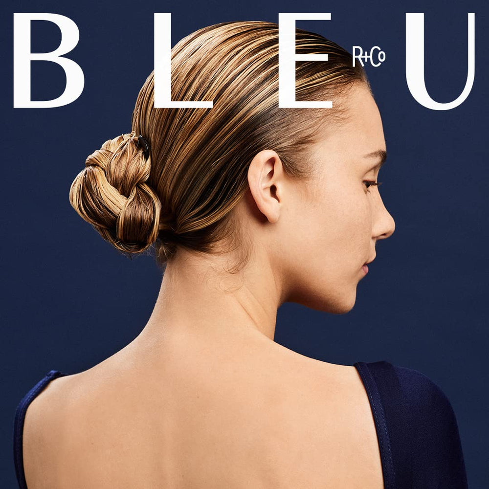 R+Co BLEU Sleep Masque with Green Caviar hydrates and revitalizes hair.