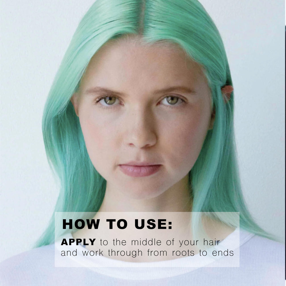 R+Co Gemstone Color Shampoo label hints lemon scent for refreshing use.